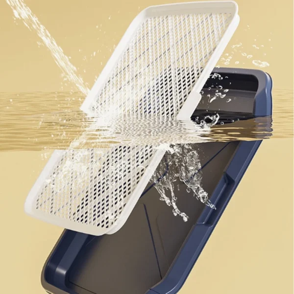 sg-11134201-7rbmg-lo4yywbk2n1bf1.webp Random Large Dog Training Toilet with Fence L50cm W40cm H10.5cm