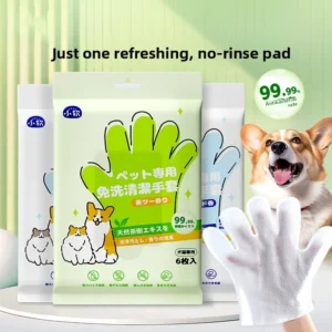 sg-11134201-824hu-mpsspidncem81e.webp Pet Cleaning Glove Wipes 6 Pieces